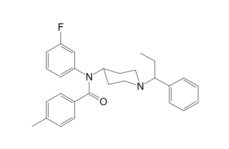 N-3-Fluorophenyl-N-[1-(1-phenylpropyl)piperidin-4-yl]-4-methylbenzamide