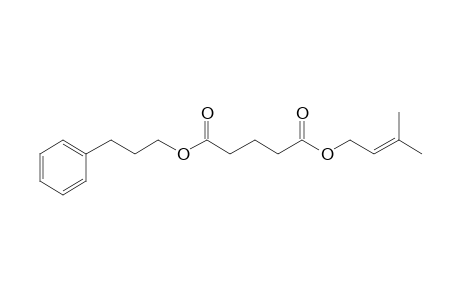 Glutaric acid, 3-methylbut-2-en-1-yl 3-phenylpropyl ester