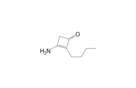 3-Amino-2-butyl-1-cyclobut-2-enone