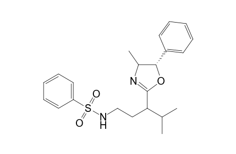 (S)-4-Methyl-5-phenyl-2-[1-isopropyl-3-(N-phenylsulfonylamino)propyl]-4,5-dihydrooxazoline