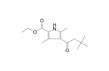 1H-pyrrole-2-carboxylic acid, 4-(3,3-dimethyl-1-oxobutyl)-3,5-dimethyl-, ethyl ester