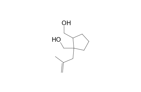 1-(2-Methylprop-2-en-1-yl)cyclopentan-1,2-dimethanol