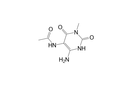Acetamide, N-(4-amino-1,2,3,6-tetrahydro-1-methyl-2,6-dioxo-5-pyrimidinyl)-