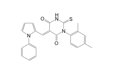 (5E)-1-(2,4-dimethylphenyl)-5-[(1-phenyl-1H-pyrrol-2-yl)methylene]-2-thioxodihydro-4,6(1H,5H)-pyrimidinedione