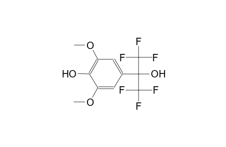 benzenemethanol, 4-hydroxy-3,5-dimethoxy-alpha,alpha-bis(trifluoromethyl)-