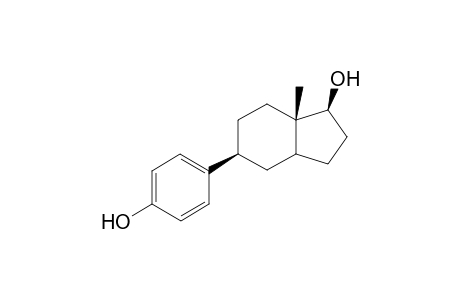 (1S,5S,7aS)-5-(4-hydroxyphenyl)-7a-methyl-1,2,3,3a,4,5,6,7-octahydroinden-1-ol