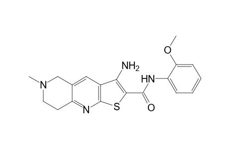 3-Amino-N-(2-methoxyphenyl)-6-methyl-5,6,7,8-tetrahydrothieno[2,3-b][1,6]naphthyridine-2-carboxamide