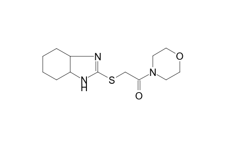 2-(3a,4,5,6,7,7a-hexahydro-1H-benzimidazol-2-ylsulfanyl)-1-morpholin-4-yl-ethanone