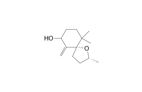 1-Oxaspiro[4.5]decan-7-ol, 2,10,10-trimethyl-6-methylene-, [2R-[2.alpha.,5.alpha.(S*)]]-