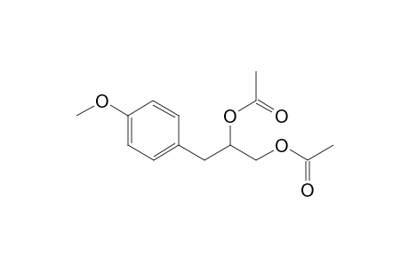 Acetic acid 1-acetoxymethyl-2-(4-methoxy-phenyl)-ethyl ester