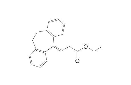 5H-Dibenzo(A.D)cyclohept-5-ylidene-propanoic acid, ethyl ester