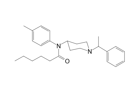 N-4-methylphenyl-N-[1-(1-phenylethyl)piperidin-4-yl]hexanamide
