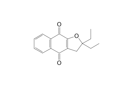 2,2-Diethyl-3H-benzo[f]benzofuran-4,9-dione