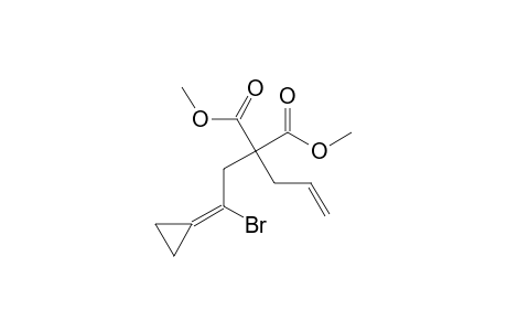Dimethyl allyl-2-bromo-2-cyclopropylideneethylmalonate