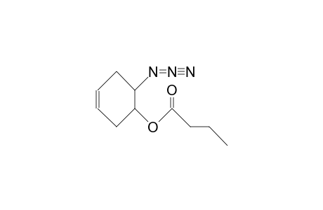 Butyric acid, trans-2-azido-cyclohex-4-enyl ester