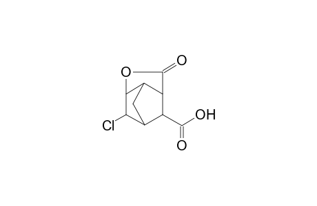 2-chloro-5-oxo-4-oxatricyclo[4.2.1.0~3,7~]nonane-9-carboxylic acid
