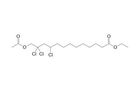 Ethyl 13-acetoxy-10,12,12-trichlorotridecanoate