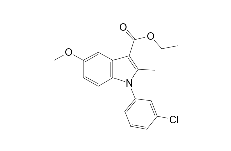 Ethyl 1-(3-chlorophenyl)-5-methoxy-2-methyl-1H-indole-3-carboxylate