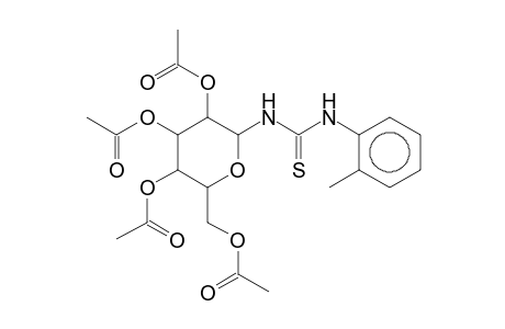 1-DEOXY-1-[3-(O-TOLYL)-2-THIOUREIDO]-B-D-GLUCOPYRANOSE 2,3,4,6-