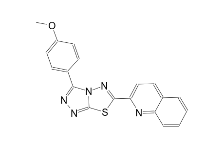 quinoline, 2-[3-(4-methoxyphenyl)[1,2,4]triazolo[3,4-b][1,3,4]thiadiazol-6-yl]-