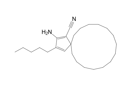 2-Amino-3-pentylspiro[4.14]nonadeca-1,3-diene-1-carbonitrile