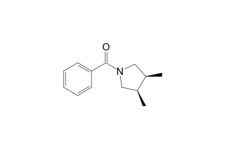 (3R,4S)-3,4-Dimethyl-N-benzoylpyrrolidine