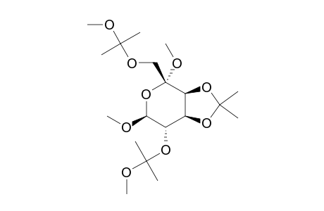 METHYL-3,4-O-ISOPROPYLIDENE-5-C-METHOXY-2,6-DI-O-(1-METHOXY-1-METHYL-ETHYL)-BETA-D-GALACTOPYRANOSIDE