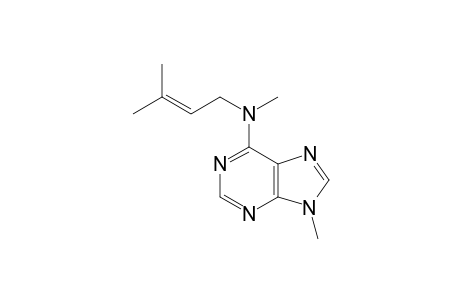N,9-dimethyl-N-(3-methylbut-2-enyl)-9H-purin-6-amine