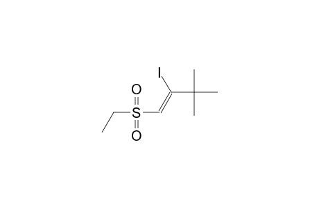 (1Z)-1-(ethylsulfonyl)-2-iodo-3,3-dimethyl-1-butene