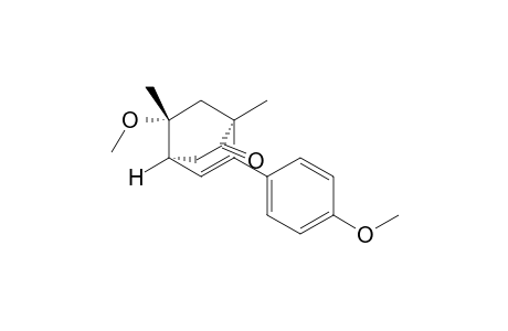 (1S,2R,4S)-2-methoxy-5-(4-methoxyphenyl)-2,4-dimethyl-8-bicyclo[2.2.2]oct-5-enone