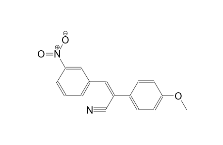 (2Z)-2-(4-methoxyphenyl)-3-(3-nitrophenyl)-2-propenenitrile