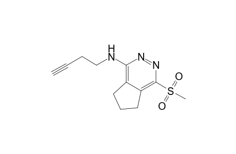 6-[(3-butynyl)amino]-4,5-cyclopenteno-3-(methylsulfonyl)-1,2-diazine