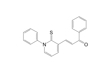 (E)-1-phenyl-3-(1-phenyl-2-sulfanylidene-3-pyridinyl)-2-propen-1-one