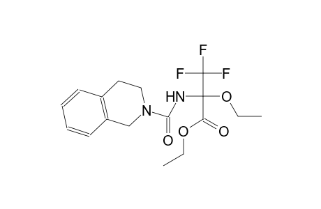 ethyl 2-[(3,4-dihydro-2(1H)-isoquinolinylcarbonyl)amino]-2-ethoxy-3,3,3-trifluoropropanoate