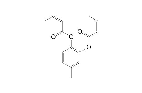 cis,cis-4-Methyl-1,2-phenylene Dibut-2-enoate
