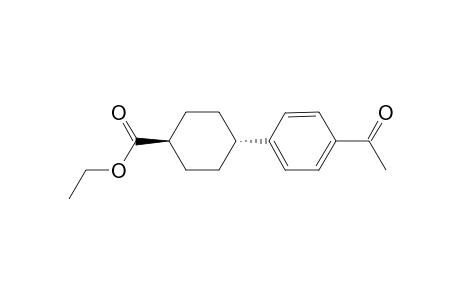 Ethyl trans-4-(4-acetylphenyl)cyclohexane carboxylate