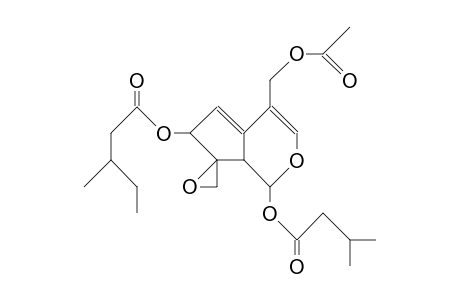 10-Acetyl-5-(.beta.-methyl-valeryl)-8-valeryl-valepotriat