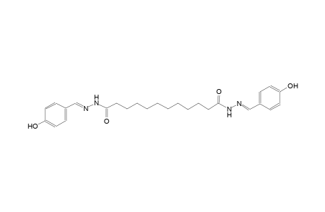 N'~1~,N'~12~-bis[(E)-(4-hydroxyphenyl)methylidene]dodecanedihydrazide