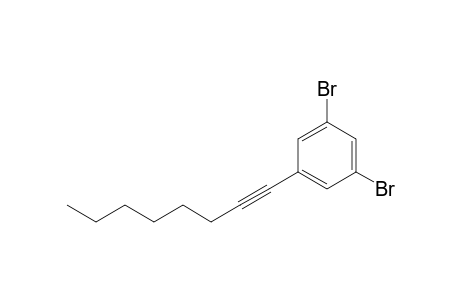 1,3-Dibromo-5-(oct-1-ynyl)benzene