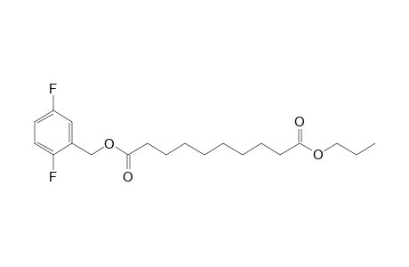 Sebacic acid, 2,5-difluorobenzyl propyl ester