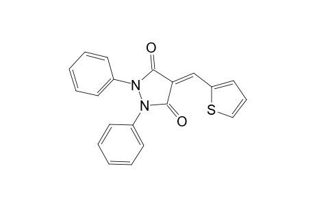 3,5-Pyrazolidinedione, 1,2-diphenyl-4-(2-thienylmethylene)-