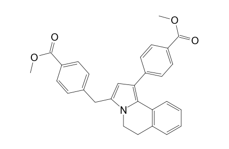 Benzoic acid, 4-[5,6-dihydro-1-[[4-(methoxycarbonyl)phenyl]methyl]py rrolo[2,1-a]isoquinolin-3-yl]-, methyl ester