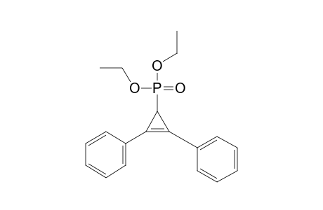 Phosphonic acid, P-(2,3-diphenyl-2-cyclopropen-1-yl)-, diethyl ester