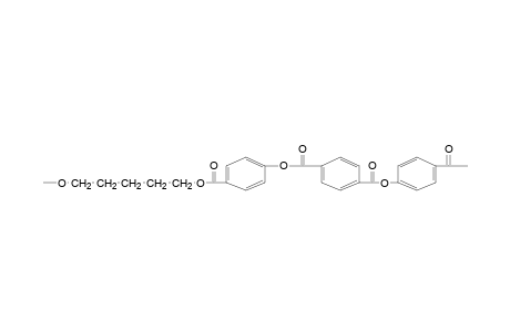 Poly(oxypentamethylene-oxy-benzoyloxy-terephthaloyloxybenzoyl)