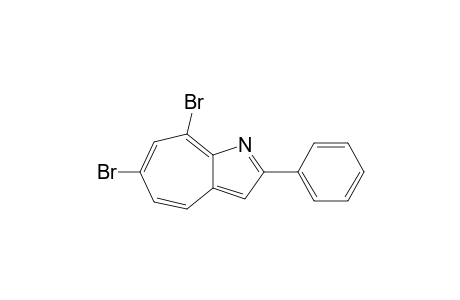 Cyclohepta[b]pyrrole, 6,8-dibromo-2-phenyl-