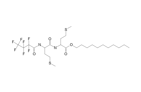 L-Methionyl-L-methionine, N-heptafluorobutyryl-, undecyl ester