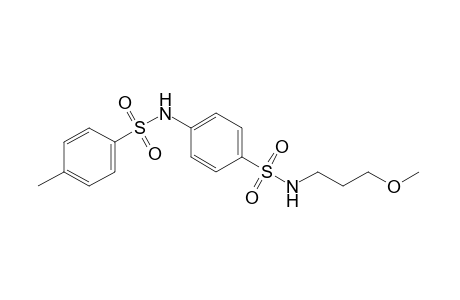 N-(3-methoxypropyl)-4'-methyl-4,N'-bi[benzenesulfonamide