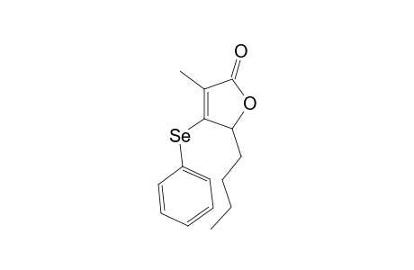 2-Butyl-4-methyl-3-(phenylseleno)-2H-furan-5-one