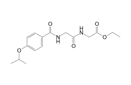 Ethyl (([(4-isopropoxybenzoyl)amino]acetyl)amino)acetate