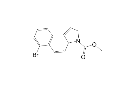 2-[(Z)-2-(2-bromophenyl)ethenyl]-2,5-dihydropyrrole-1-carboxylic acid methyl ester